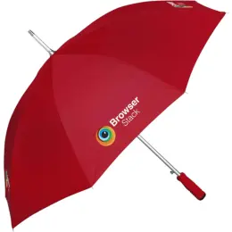 Cloudburst Auto-Open Umbrella Red